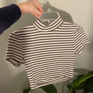 Striped Crop Top